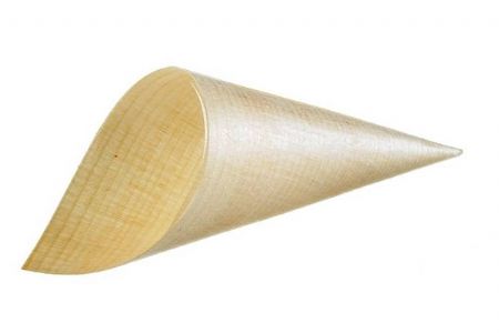 Coni in legno Piccolo  cm. 4,5x12,5h - Finger food in legno