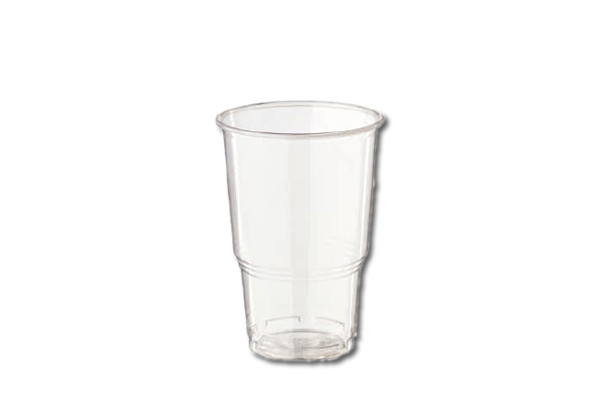 Bicchiere bio per bevande fredde in fibra di mais PLA 250/335 ml  - Bicchieri e tappi compostabili